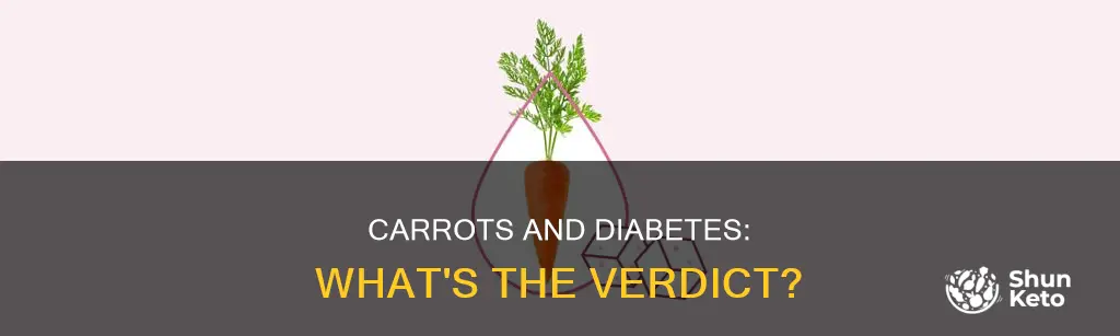 are raw carrots allowed in diebetic diet