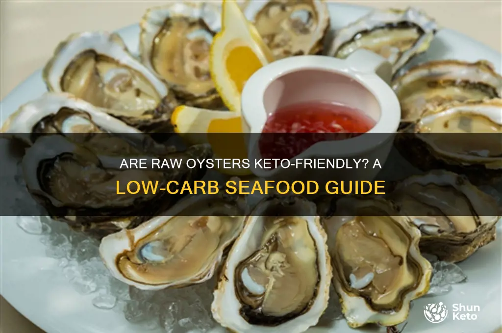 are raw oysters keto