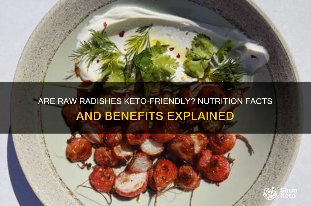 are raw radishes keto