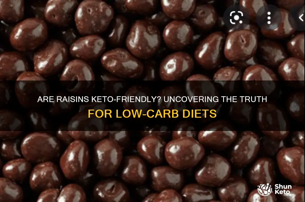 are raysins keto