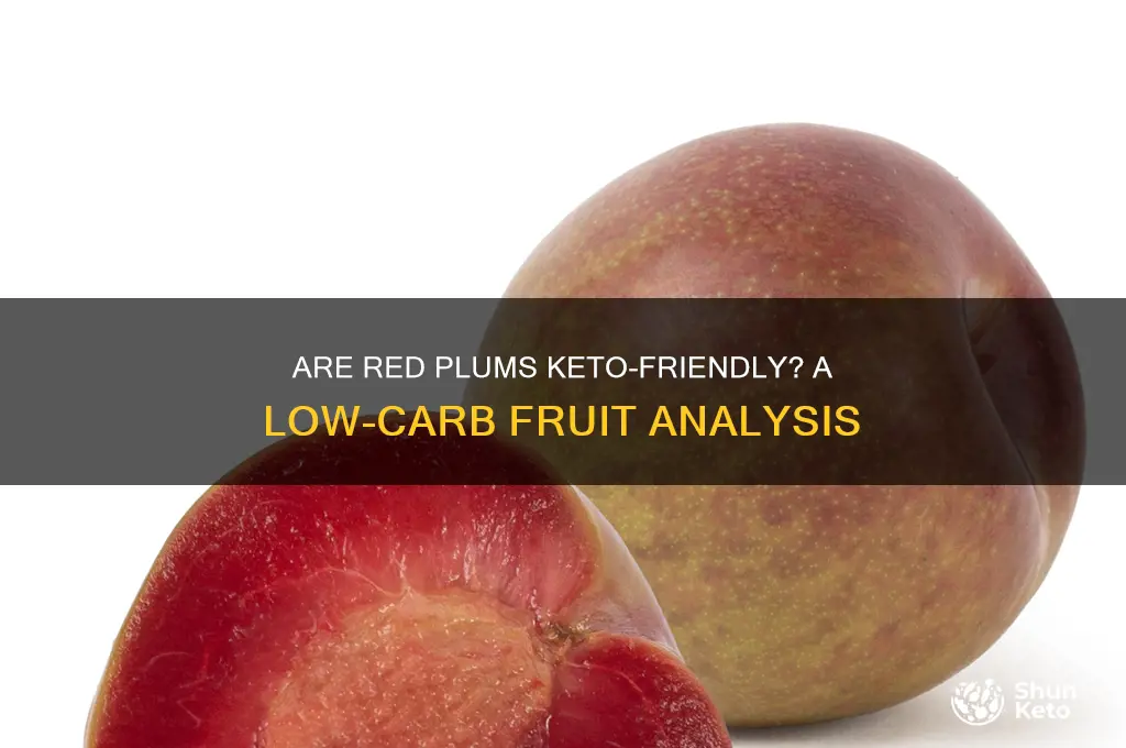 are red plums keto