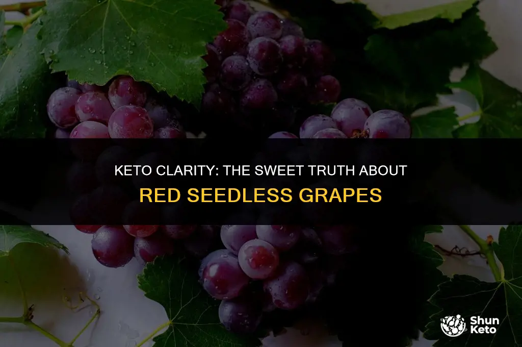 are red seedless grapes keto friendly