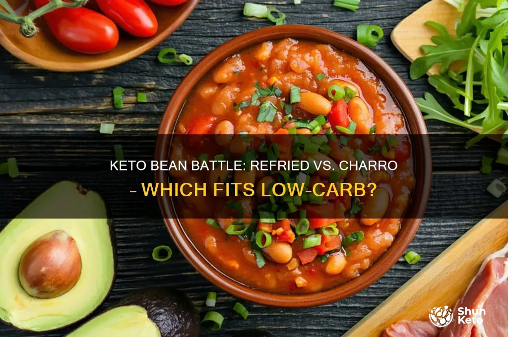 are refried beans or charro beans better on keto