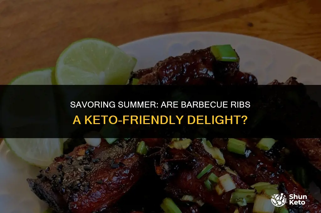 are ribs from the barbecue place keto friendly