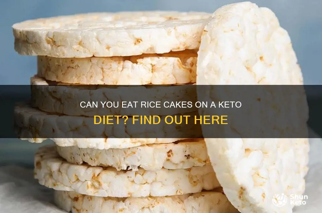 are rice cakes allowed on keto diet