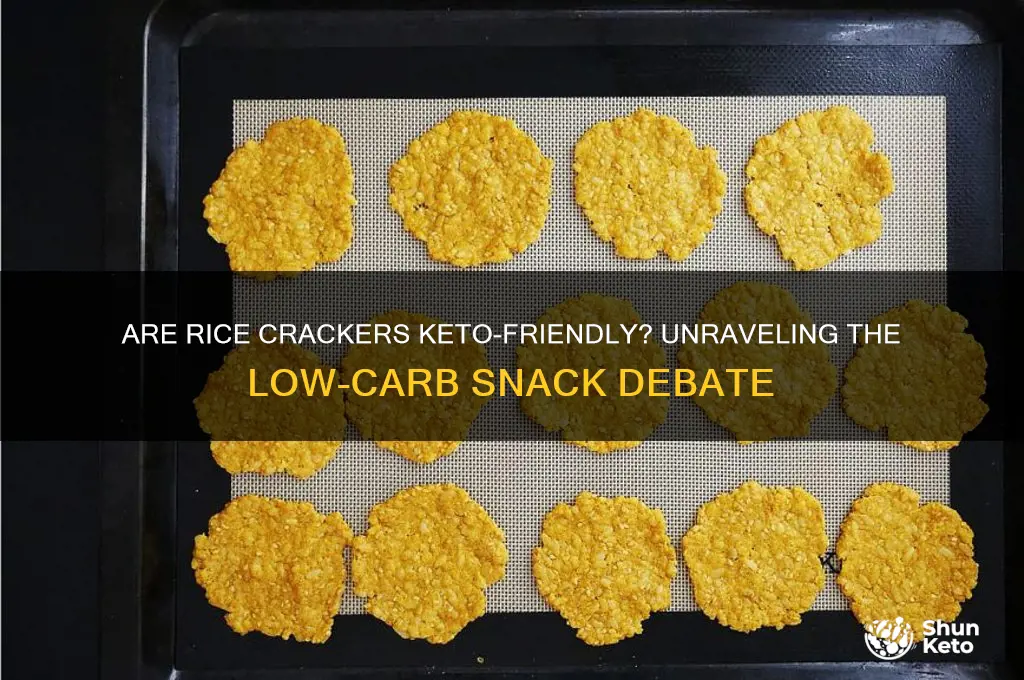 are rice crackers keto