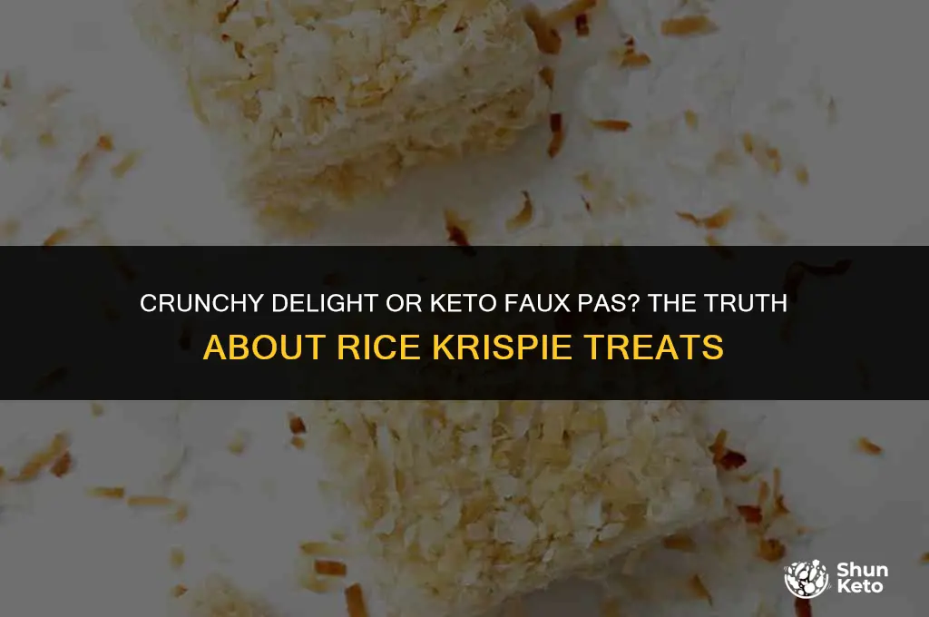 are rice krispie treats keto friendly