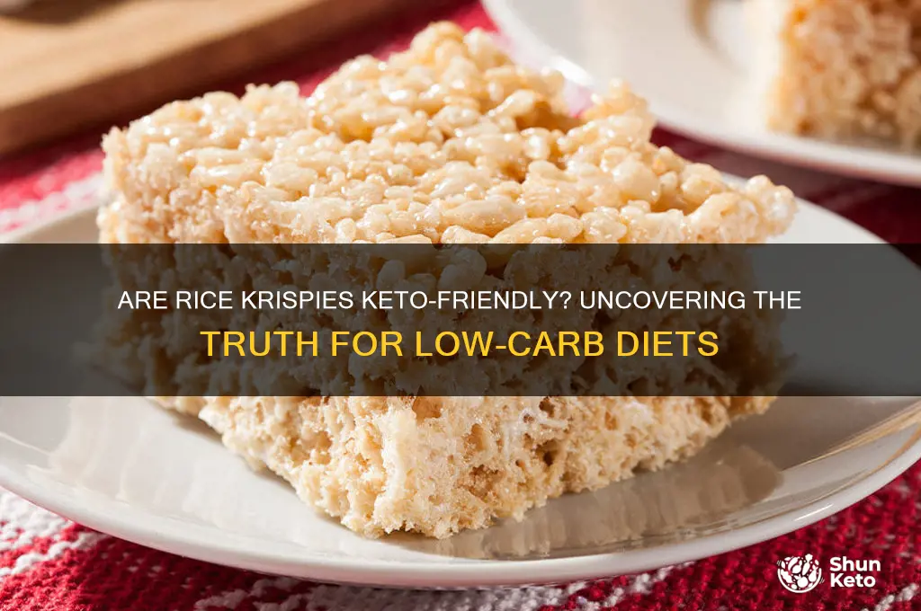 are rice krispies keto