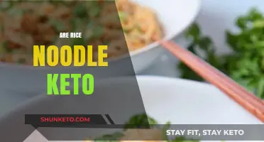 Are Rice Noodles Keto-Friendly? Unraveling the Carb Mystery