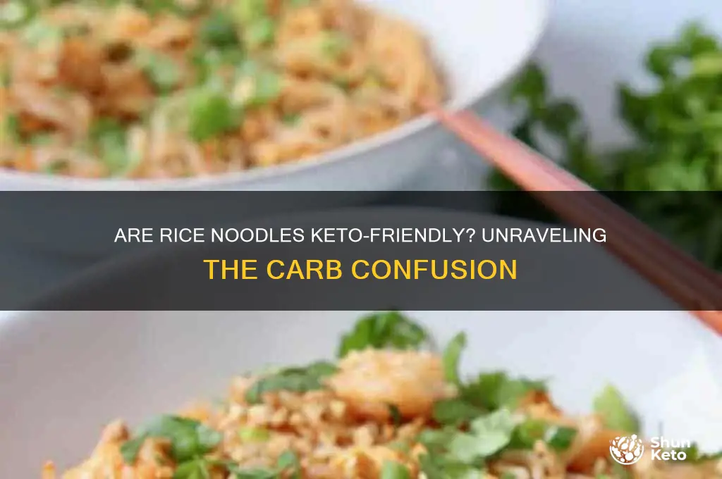 are rice noodls keto