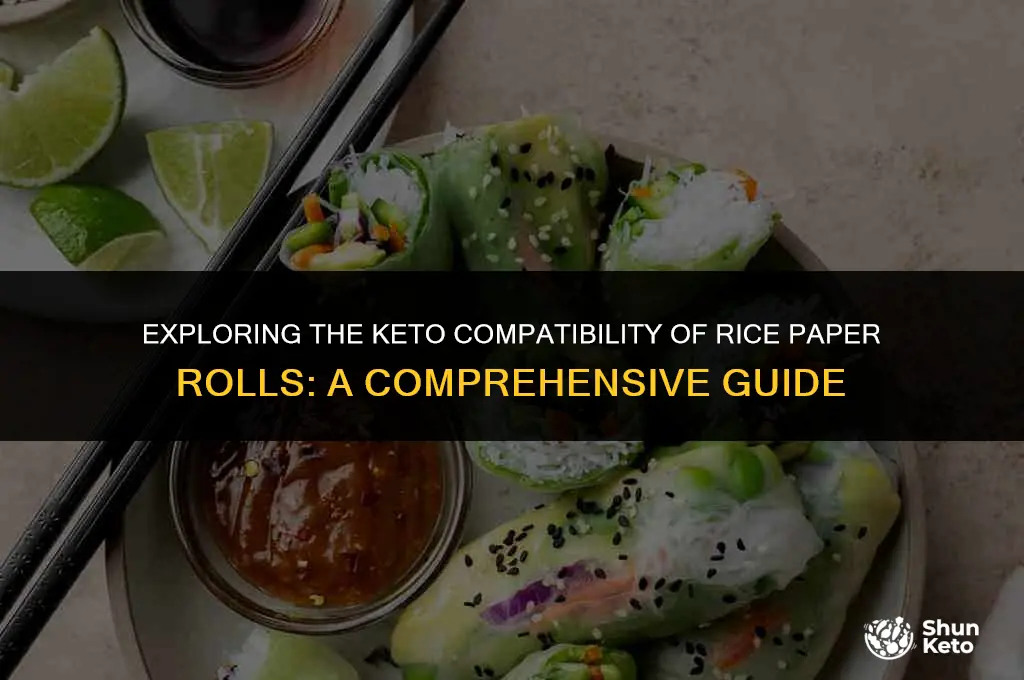 are rice paper rolls keto friendly