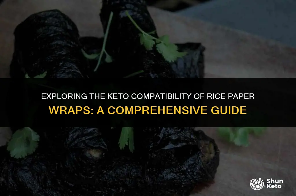 are rice paper wraps keto friendly