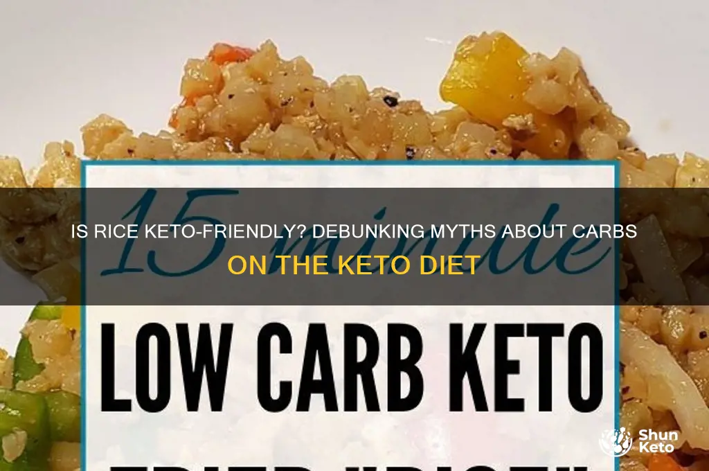 are rice part of keto