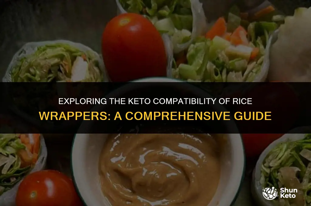 are rice wrappers keto friendly