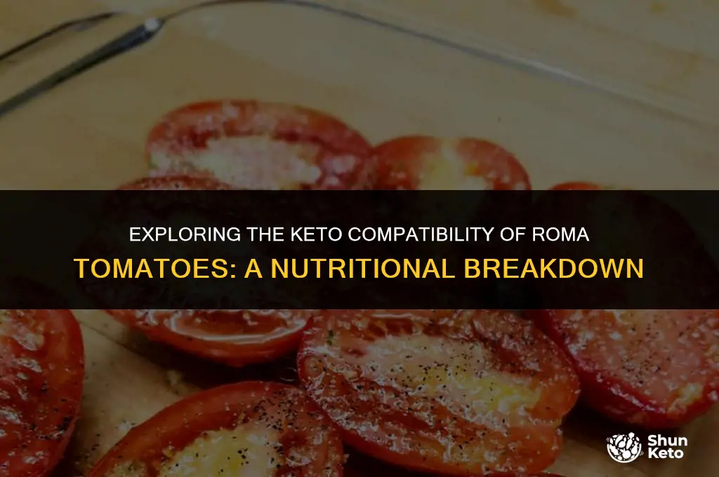 are roma tomatoes keto friendly