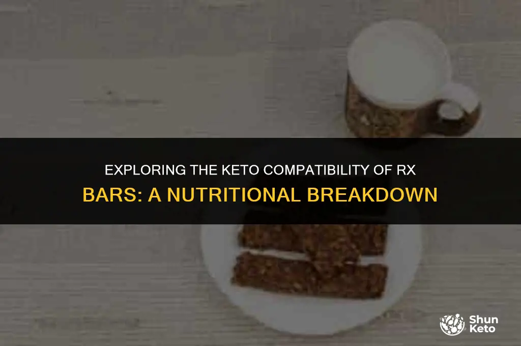 are rx bars keto friendly