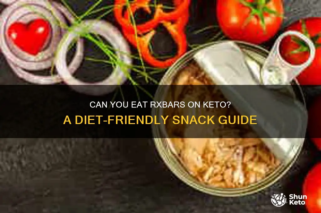 are rxbars ok on keto diet