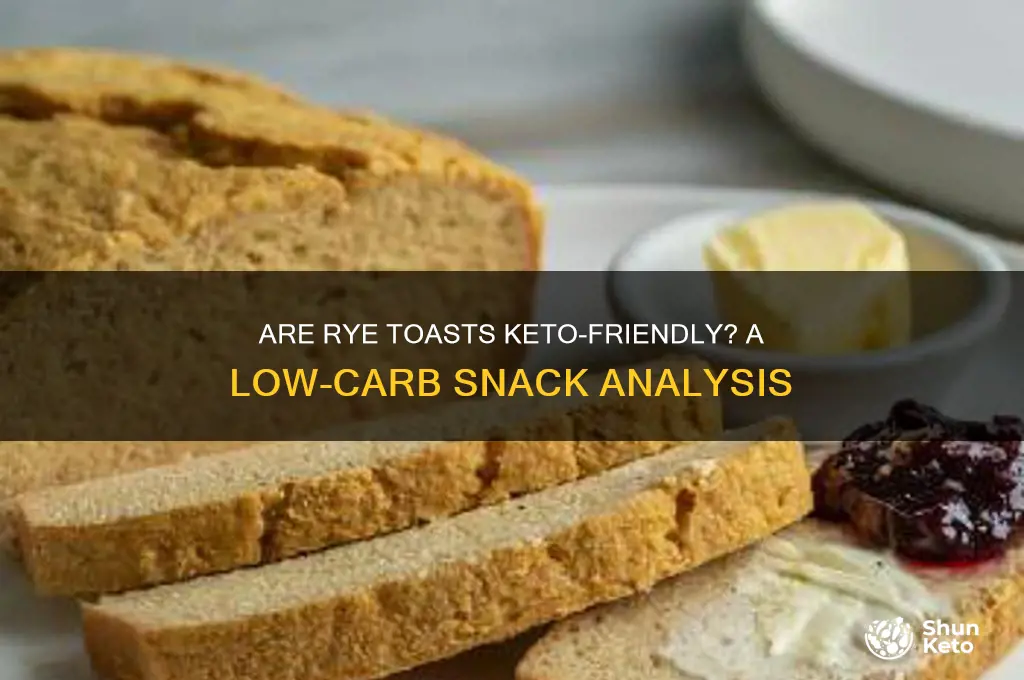 are rye toasts keto