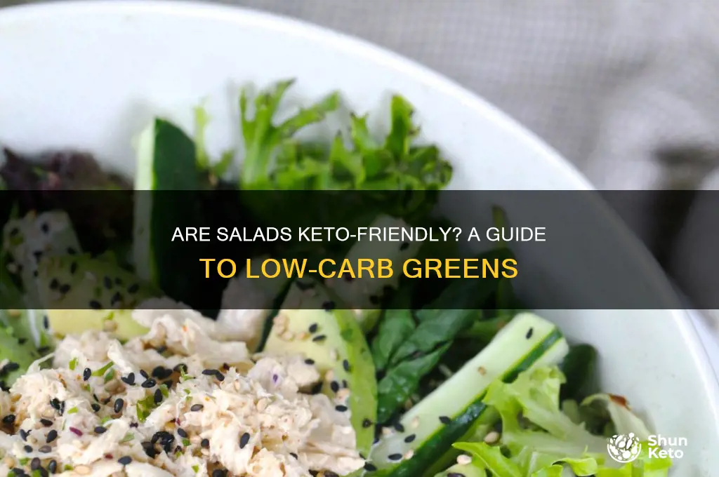 are salads keto