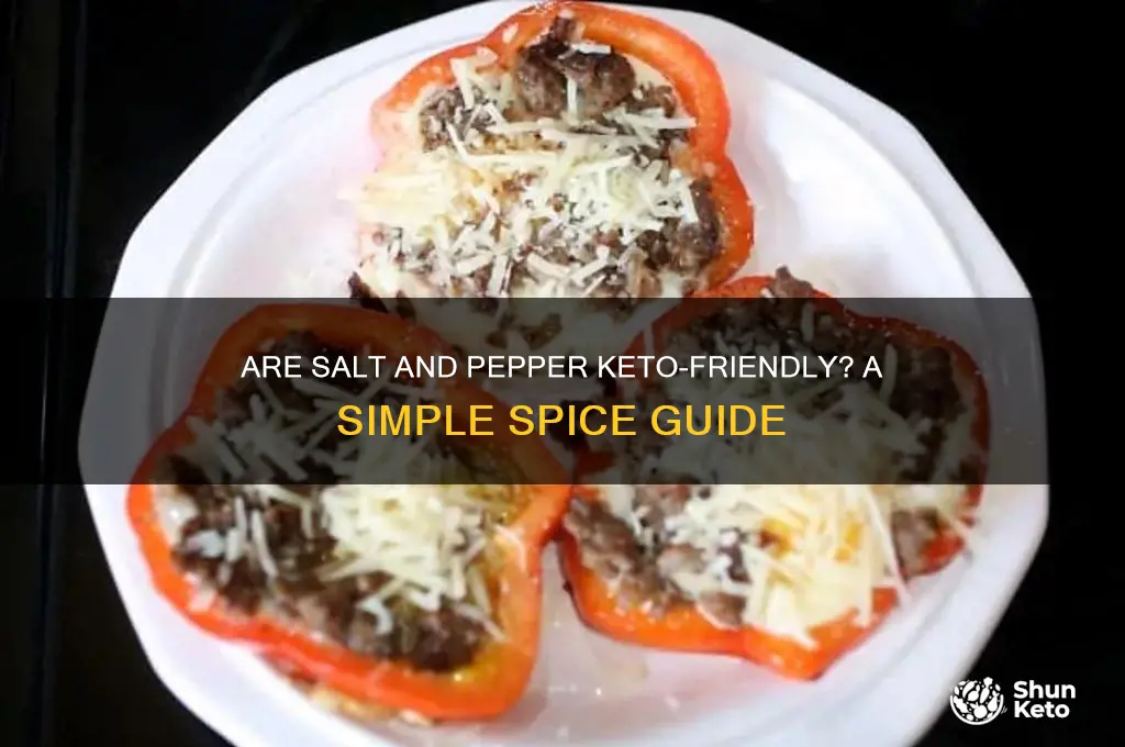 are salt and pepper keto