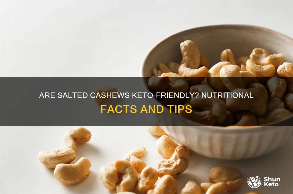 are salted cashews keto
