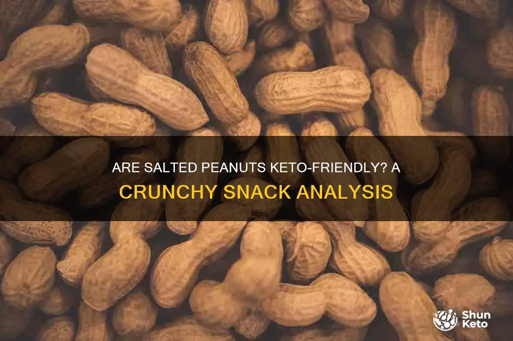 are salted peanuts keto