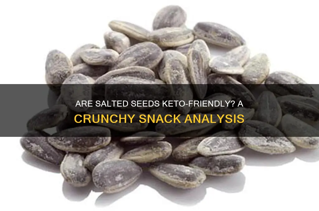 are salted seeds keto