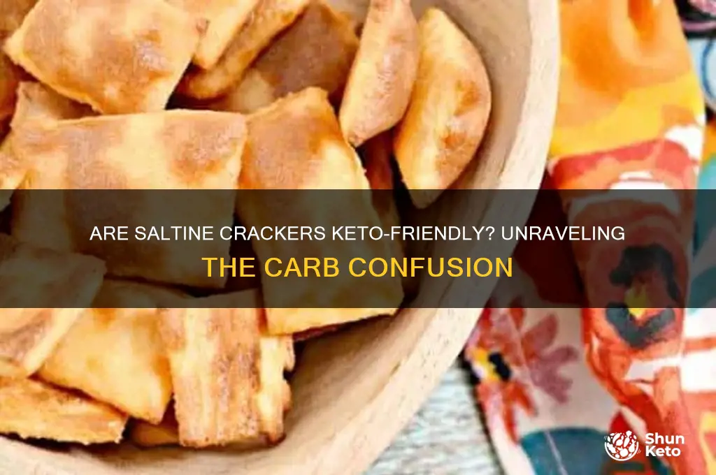 are saltine crackers keto