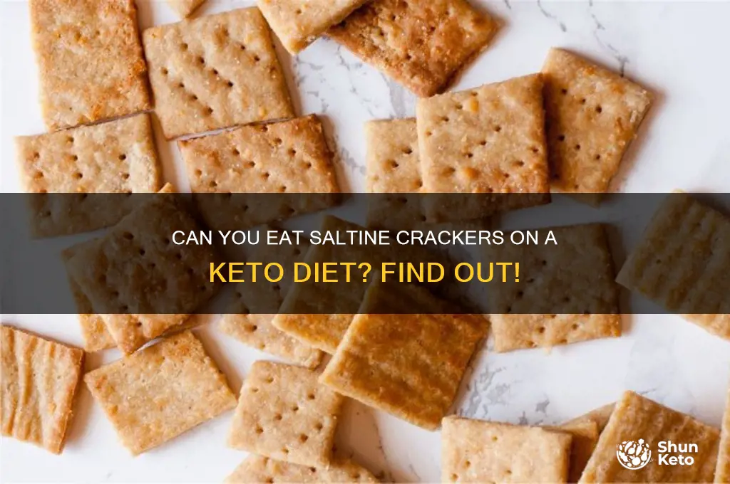 are saltine crackers ok with keto diet