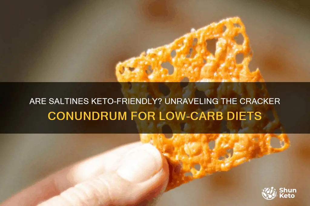 are saltines keto
