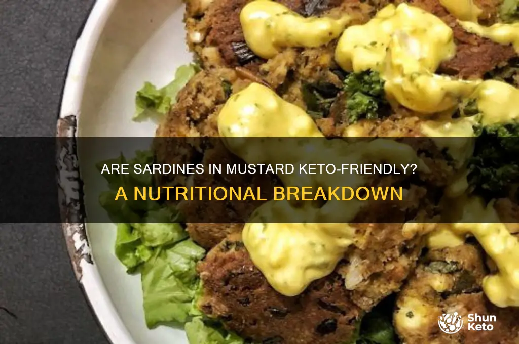 are sardines in mustard keto