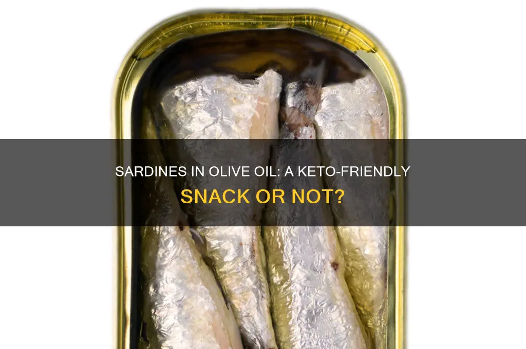 are sardines in olive oil keto