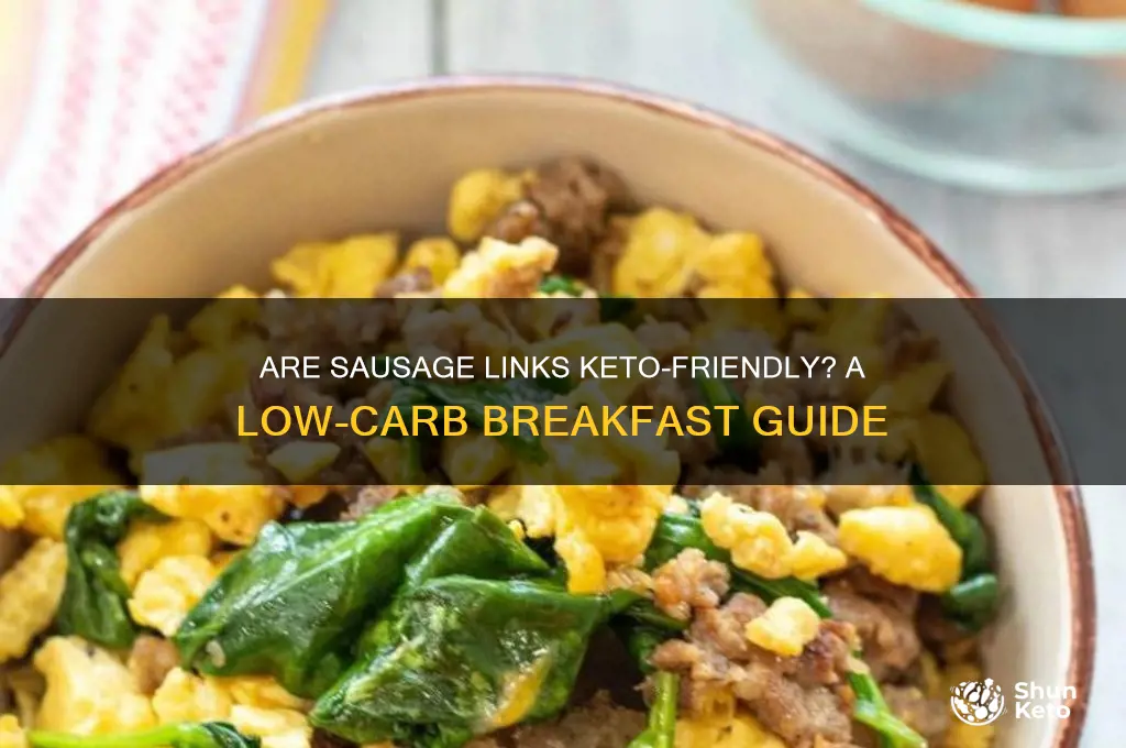 are sausage links keto