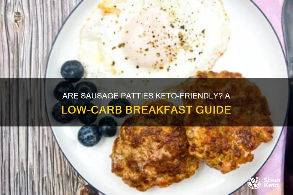 are sausage patties keto