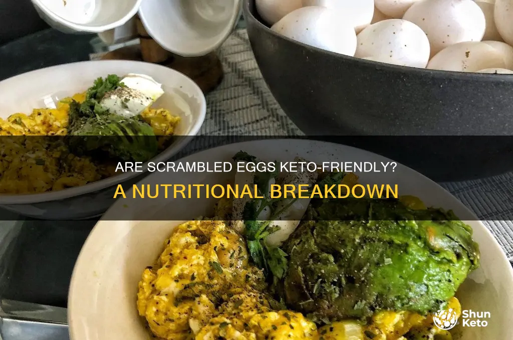 are scrambled eggs keto