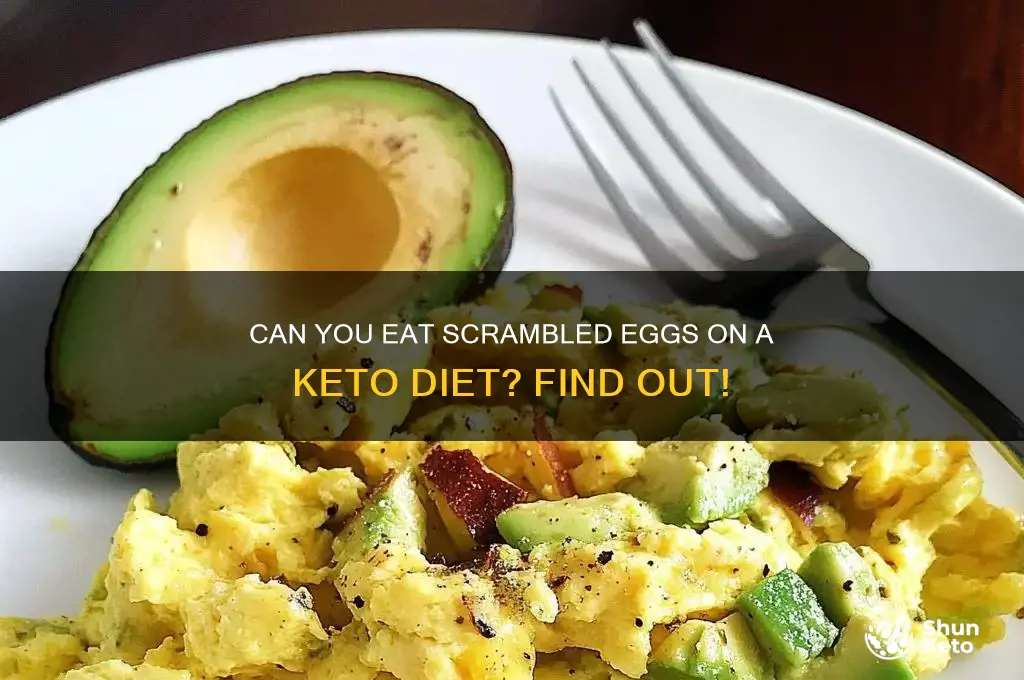 are scrambled eggs on the keto diet