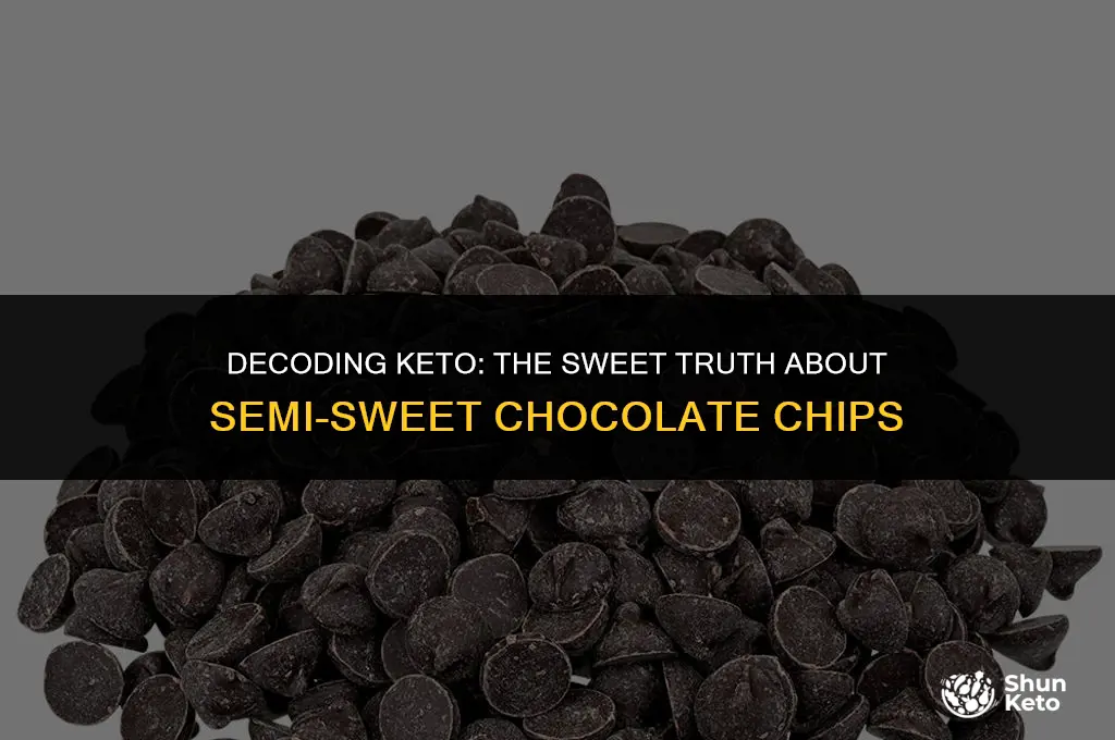 are semi sweet chocolate chips keto friendly