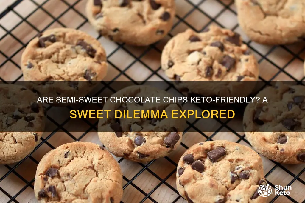 are semi sweet chocolate chips keto