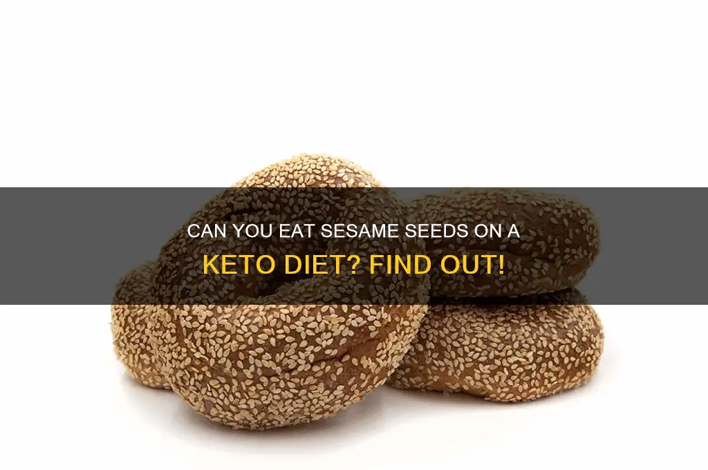 are sesame seeds allowed on keto diet