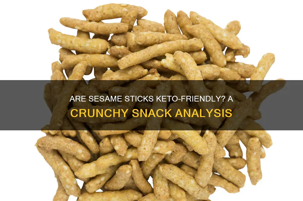 are sesame sticks keto