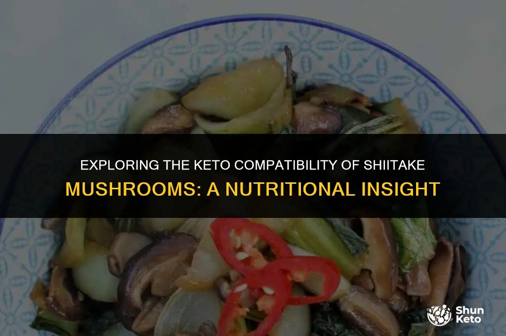 are shiitake mushrooms keto friendly