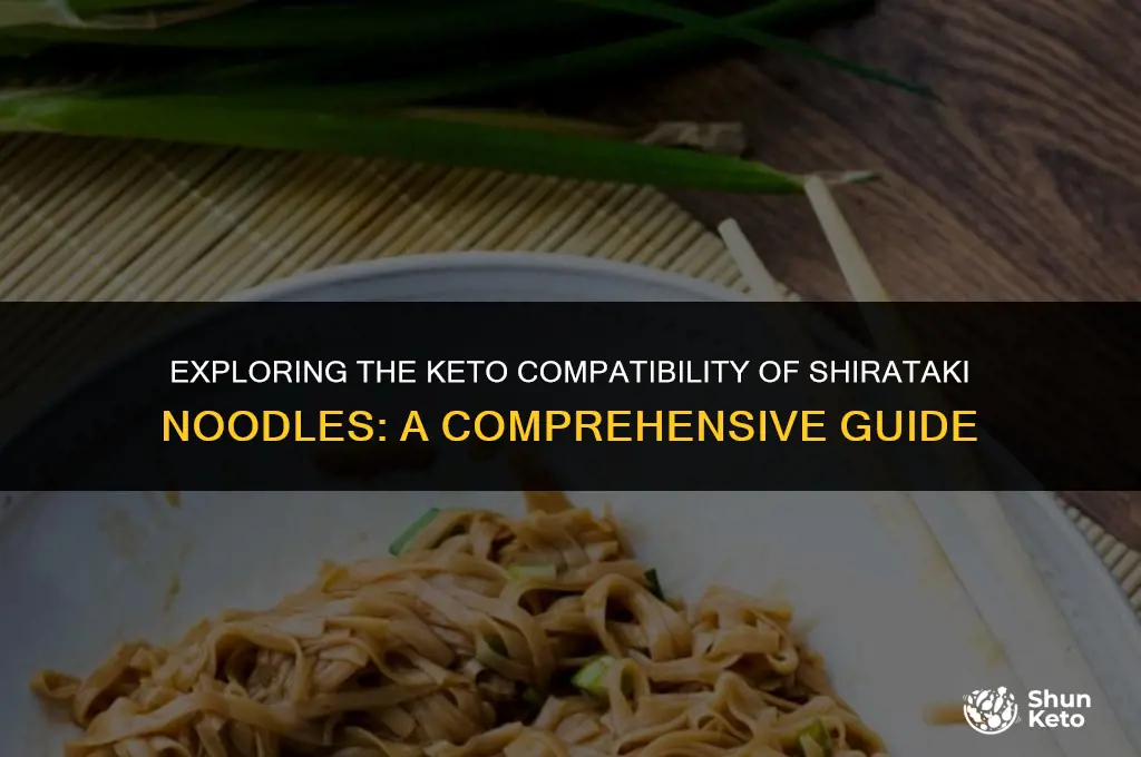 are shirataki noodles keto friendly