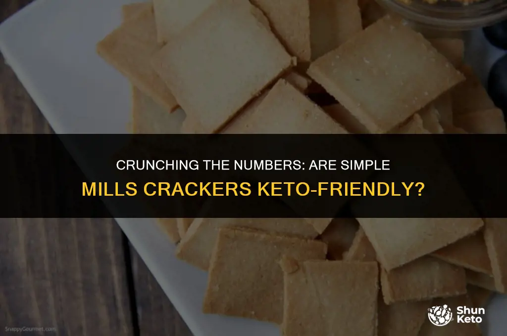 are simple mills crackers keto friendly