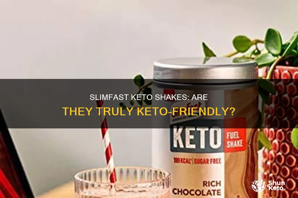 are slimfast keto shakes actually keto