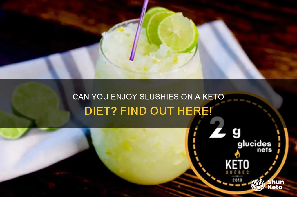 are slushies keto