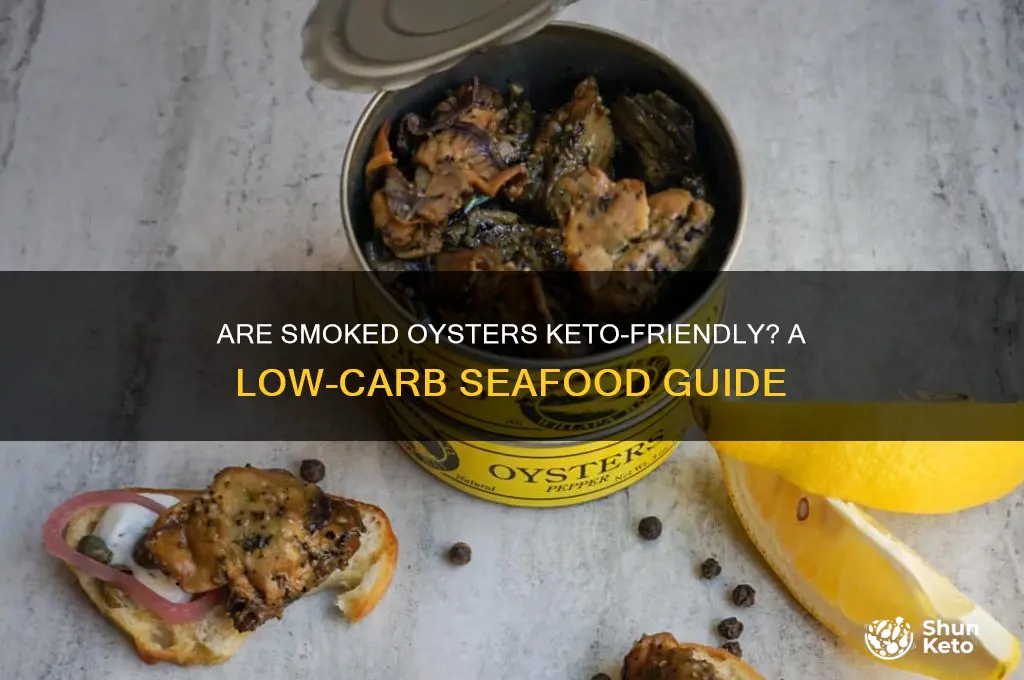 are smoked oysters keto