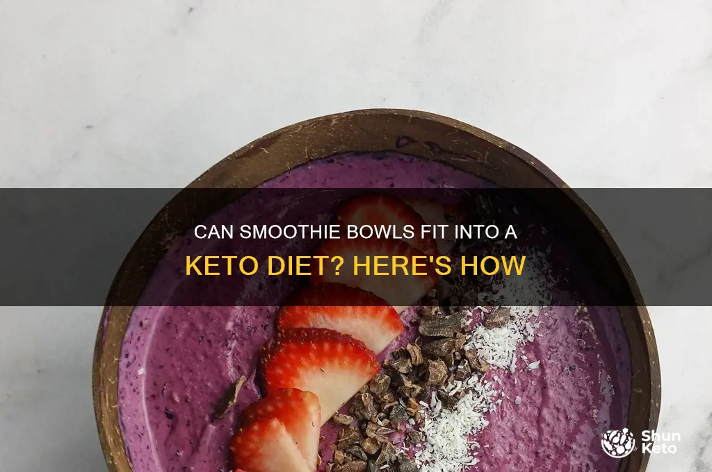 are smoothie bowls keto