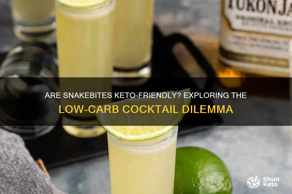are snakebites keto