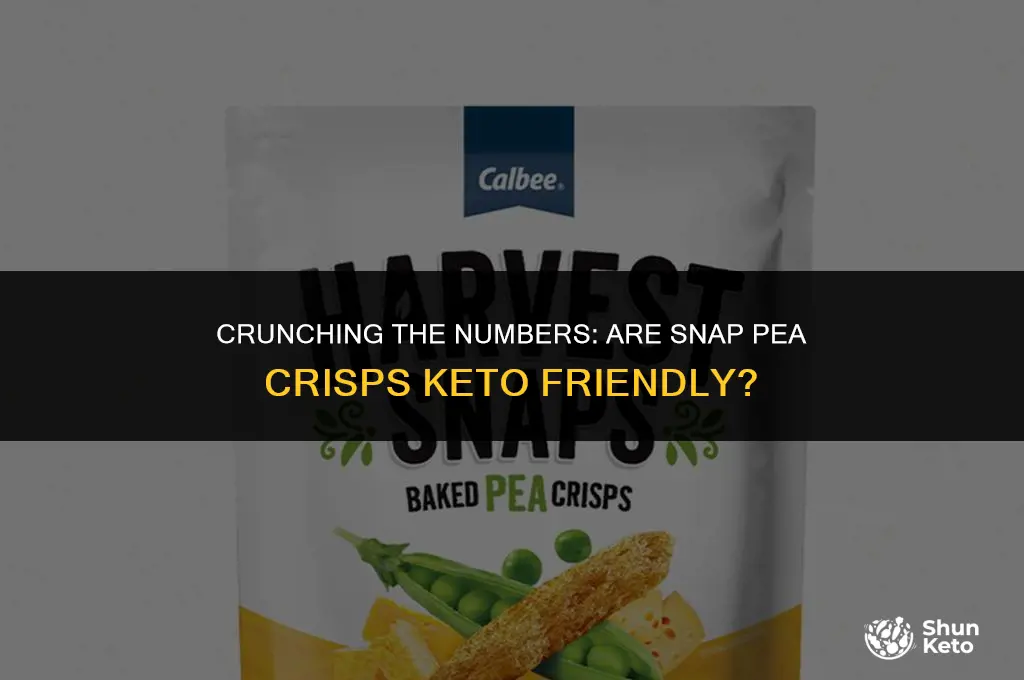 are snap pea crisps keto friendly