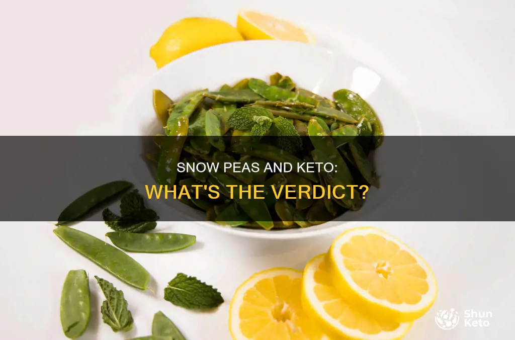 are snow peas allowed on keto